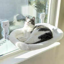 Cat Window Perch, Cat Window Hammock Soft and Comfortable Window Seat Bed with W