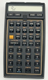 Hewlett Packard HP 41CX Scientific Calculator Clean & Working New Batteries