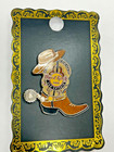 Hard Rock Cafe San Antonio Hat Spinning Spur Cowboy Boot Pin Limited Edition New — photo 3