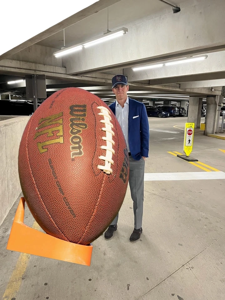 Parche número camiseta firmada autografiada por Eli Manning New York Giants con certificado de autenticidad Foto 4 de 4