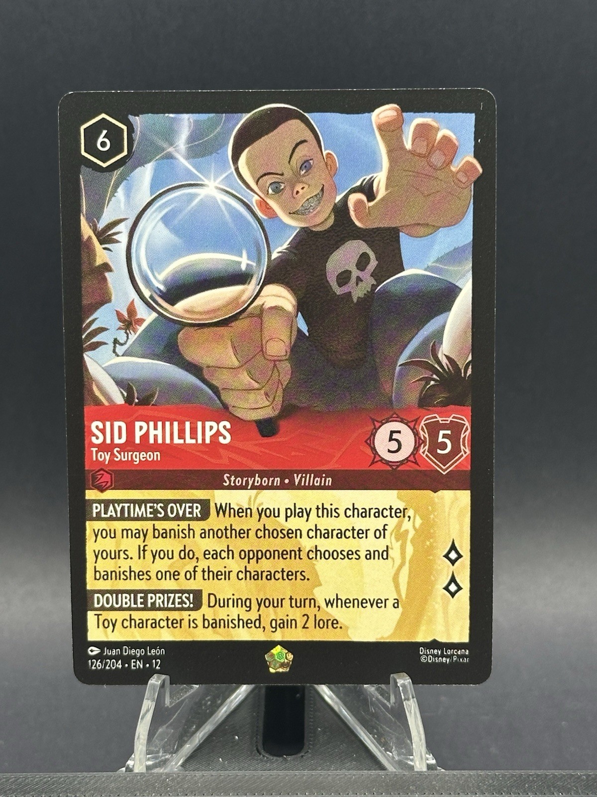 Sid Phillips - Toy Surgeon 126/204 Lorcana Wilds Unknown Legendary NM/M