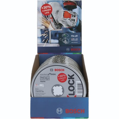 Bosch Professional 2608619266 Pack of 10 Straight Cutting Disc Standard