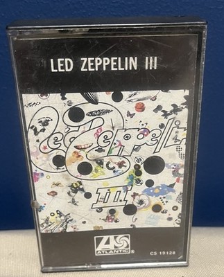 VTG Led Zeppelin III (3) Cassette 1970 Atlantic Records CS 19128 Retro Rock