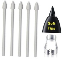 5 PCS Soft Tips OEM Tab S10 FE Pen Tips Replacement for 5 Soft Tips-White
