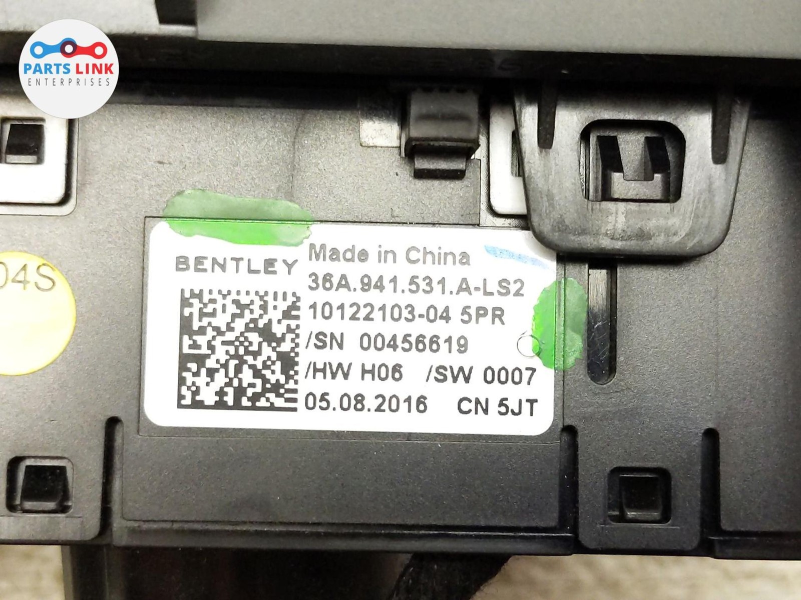 2016-20 BENTLEY BENTAYGA DASH HEADLAMP SWITCH BUTTONS ROTARY KNOB PLUG ASSY 636