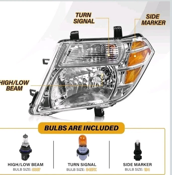 Conjunto Faros Compatible con Faros Nissan Pathfinder 2008-2012,... Foto 2 de 4
