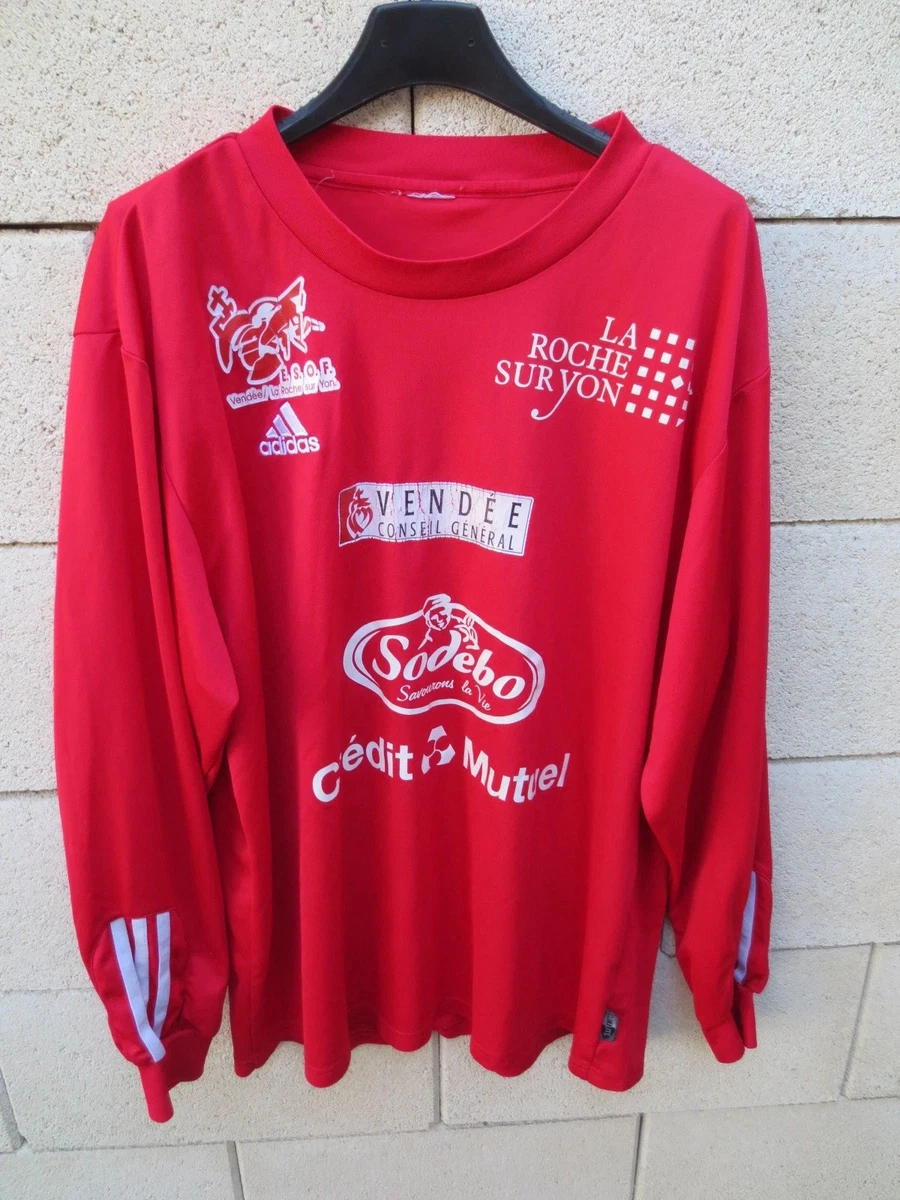 Maillot De Foot FC Aarau Extérieur 2002-2003 Taille XL Rouge Jako