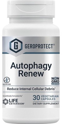 Life Extension GEROPROTECT Autophagy Renew, Luteolin, piperlongumine, Cellular