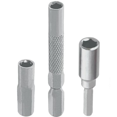 1/4 to 4mm Bit Adapter,4mm-6.35mm Converter Adapter Slotted Precision Bits Se...