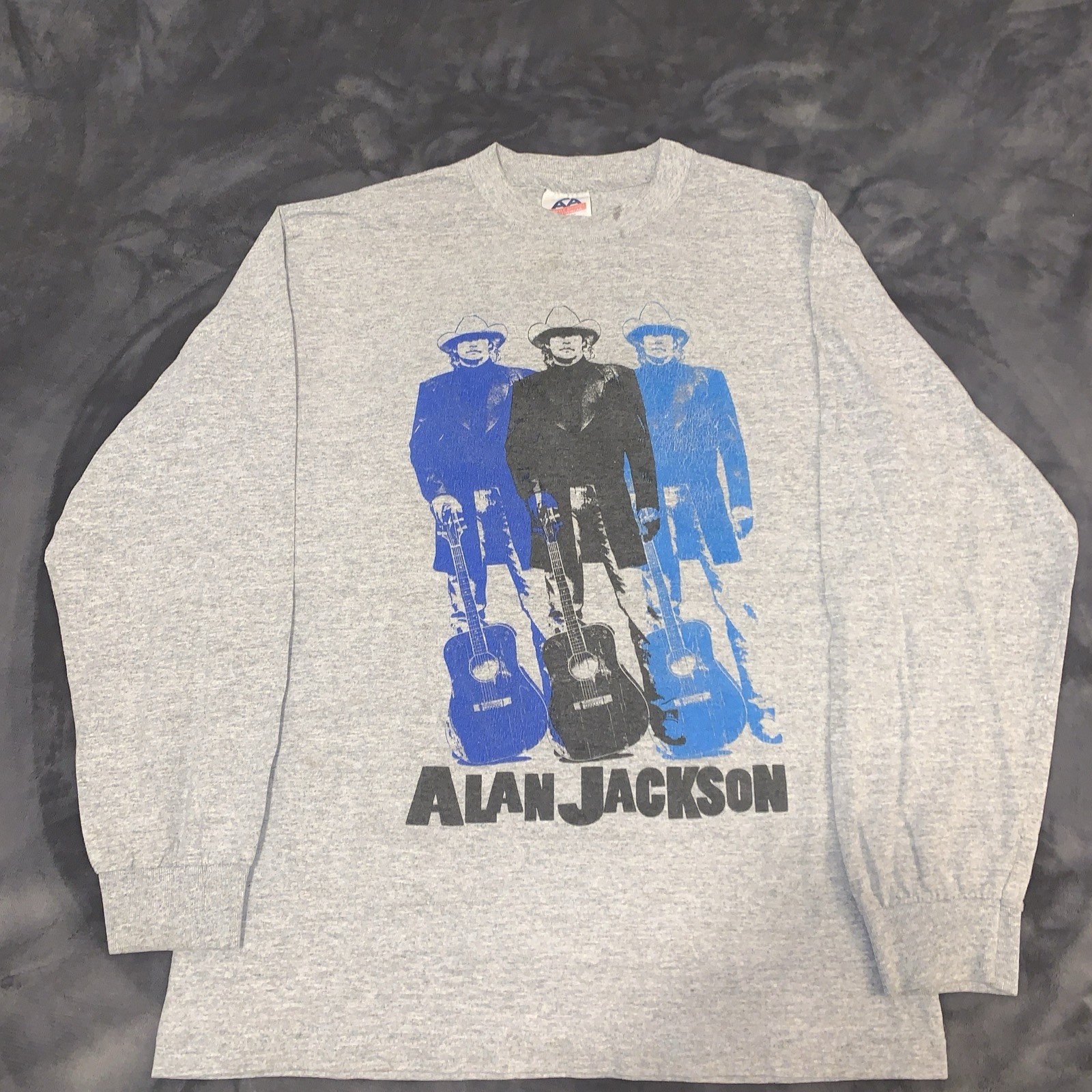 Vintage Alan Jackson Tour 2004 Long Sleeve Shirt Mens M AAA Country Merch Tee