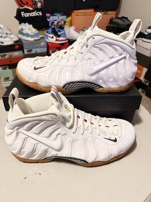 Size 10.5 - Nike Foamposite Pro Gucci - White for sale online | eBay