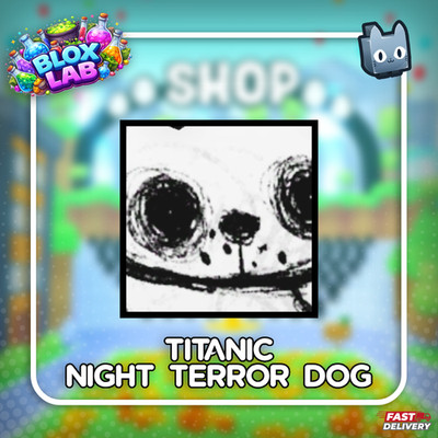  Pet Simulator 99 Titanic Night Terror Dog (PS99) SCHNELLE LIEFERUNG  