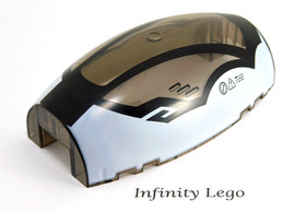 LEGO Trans-Brown Black Windscreen 10 x 4 x 3 Ninjago Ultra Stealth Raider 70595