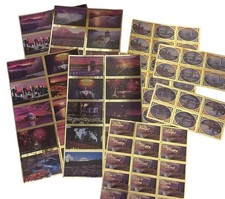 91 Foil American Flag Sticker Stickers America Scenes New Landmarks Lighthouses