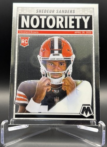 Shedeur Sanders #13 2025 Panini Mosaic Notoriety card