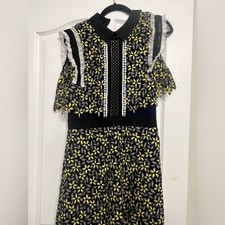 SELF-PORTRAIT Guipure Lace Mini Dress