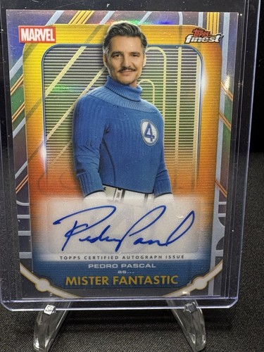 Pedro Pascal #FA-PP Marvel 2026 Topps Finest Fantastic Four Autograph card