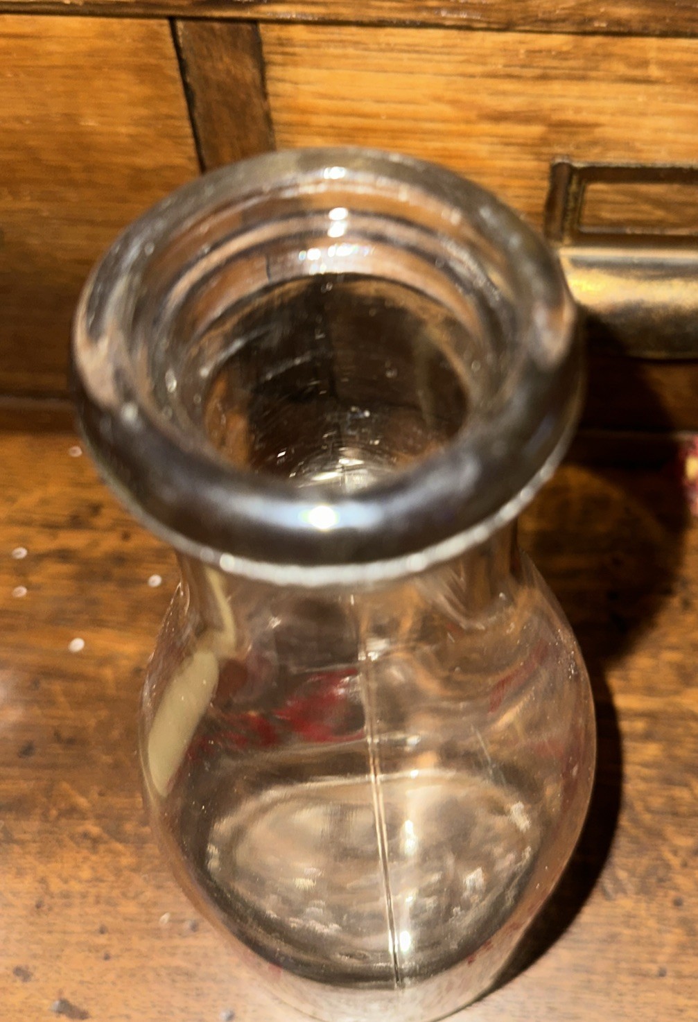 BORDEN HOME DAIRY QUART SAFE GUARD YOUR HEALTH QUART MILK BOTTLE SHACK SHANTY