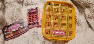 Revolution X Clueless Makeup Brush & blush and highlighter palette zipper bag