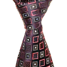VTG Ermenegildo Zegna Thick Silk Blend Necktie Made in Italy Tie 59x3.75"