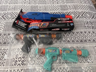 Nerf Alpha Strike Big Cat DB-2, Includes One Nerf Gun and 8 Elite Nerf Bullets 
