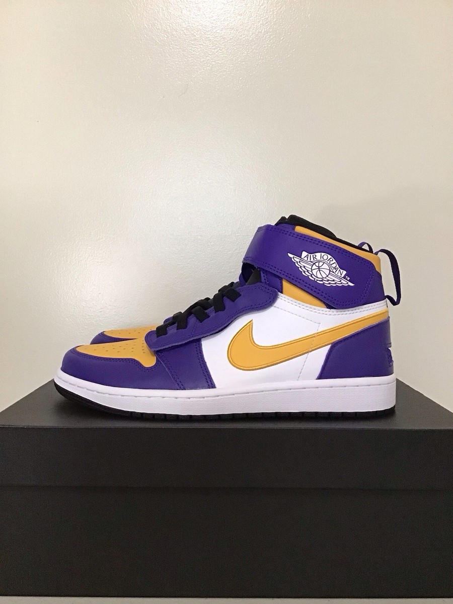 jordan 1 high strap lakers