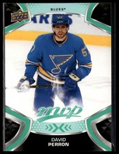 2021-22 Upper Deck MVP #57 David Perron St. Louis Blues