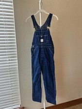 VTG Pointer Brand denim bib overalls RN 14916 youth size 10 in EUC