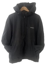 Giacca con cappuccio originale Carhartt WIP in tono vela/grigio pulito.