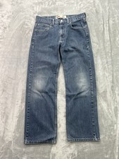 Levis 550 Y2K Jean Boys Youth Sz 16 REG 28x28 Blue Relaxed Straight Faded School