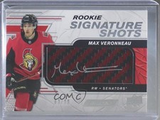 2019-20 Engrained Rookie Signature Shots Red Stick 63/99 Max Veronneau Auto s3g