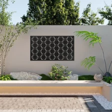 Decorative Wall Mount Privacy Screen Panel Metal Laser Cut Privacy Screen Fence