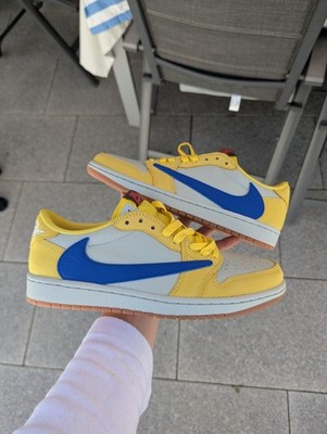Air Jordan 1 Travis Scott Low Canary