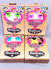 Fuggler Powerpuff Girls Buttercup Blossom Bubbles Mojo Jojo 4 Set Plush Monster