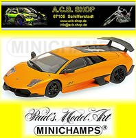 Lamborghini Murcielago Lp 670-4 Sv 2009 Orange Metallic 1:43 Minichamps
