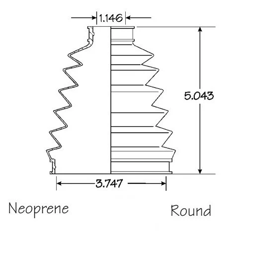 Kit de reparación de arranque CV delantero exterior para Chevrolet Tracker 1999-2004 (ver gráfico) Foto 4 de 4
