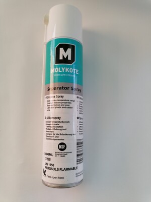 Molykote Seperator-Silikonspray  Trenn-und Gleitmittel  NSF  H1  400ml Spray