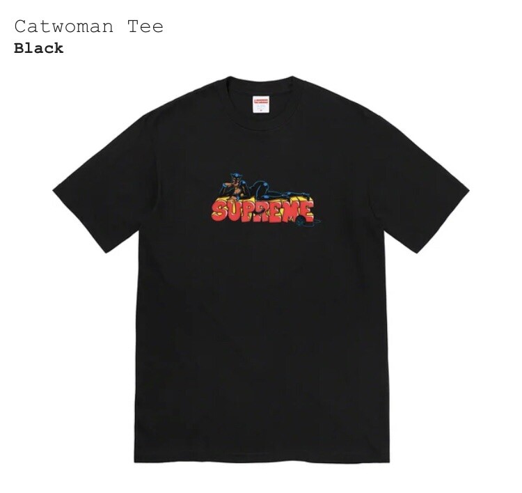 Supreme Catwoman Tee Black Size XXL NEW | eBay