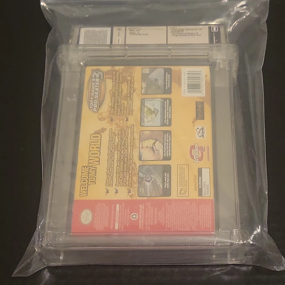Tony Hawk's Pro Skater 3 Nintendo 64 N64 Factory Sealed WATA 8.0 A+ Seal Graded - Image 4 of 4