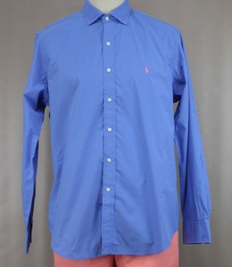 camisa azul ralph lauren hombre