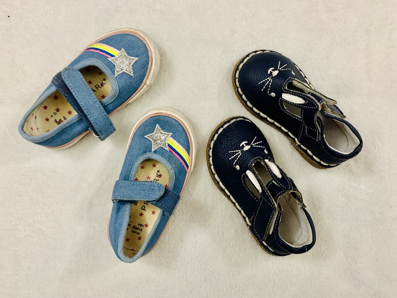 Lotto di sandali carini da ragazza taglia 6