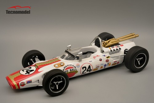 TM18-178A Tecnomodel: 1/18 Lola T90 1966 #24 Winner Indianapolis 500 Graham Hill