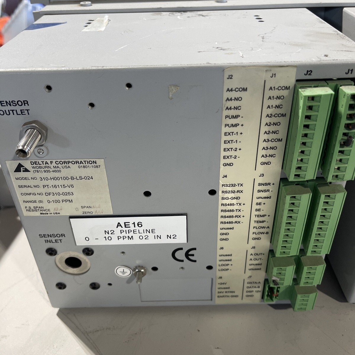 Delta F DF-310E 310-H00100-B-LS-024 DF310-0253 Oxygen Delta F DF-310E 310-H00100-B-LS-024 DF310-0253 Oxygen