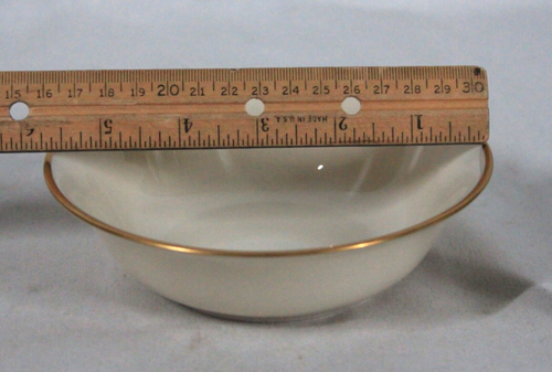 RARE! VINTAGE LENOX MANSFIELD INDIVIDUAL SALAD, DESSERT, FRUIT BOWL 5.75" RD NEW - Picture 4 of 6