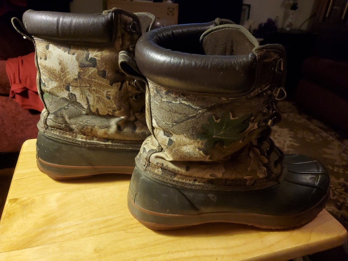 CABELAS MEN\'S Dry Plus THINSULATE ULTRA Duck‎ Hunting Deer Camo 81-3350 SIZE 9D Cabelas Boots Mens 9.5D Thinsulate Ultra Hunting Boots Camo  main image 2