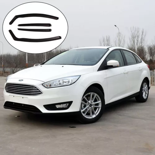 Windabweiser Regenabweiser für Ford Focus III MK3 4/5 Türen Bj. ab 2011 Geraucht - Bild 15 von 16