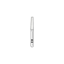 Abrasive Technology Two Striper FG 703.8 Flat End Taper Coarse Diamond Burs 5/Pk