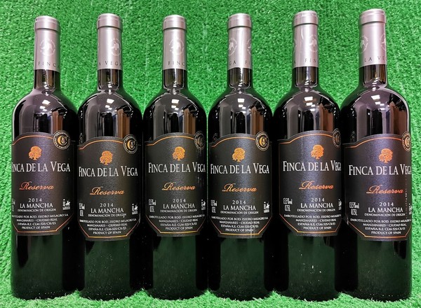 (7,76,€/L) 6X Finca De La Vega Reserva 2014 D.O. La Mancha 0,75L Rotwein Trocken-image