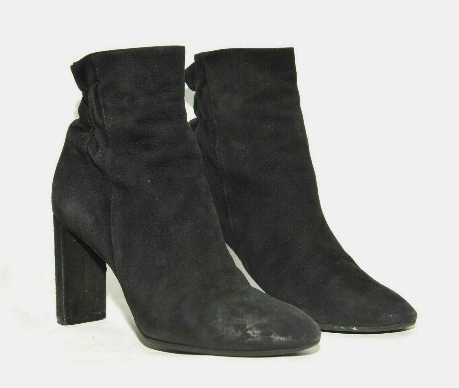 SUPERBES BOTTES FEMMES DIOR EN DAIM NOIR CUIR TAILLE UK 4 EU 37