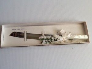 Bridal Cake Knife Stainless Steal Sheffield England Mother Of Pearl Handle